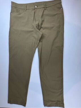 Lululemon Athletica ABC Classic-Fit Trouser 40 Waist X 32 Length Oliver Green